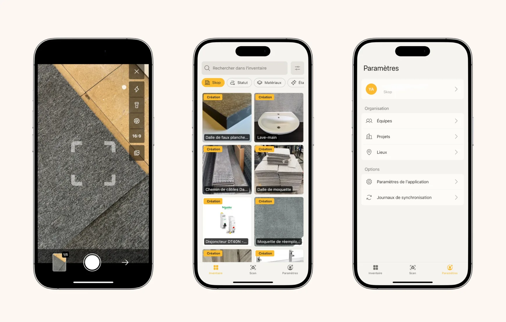 Application mobile Skop