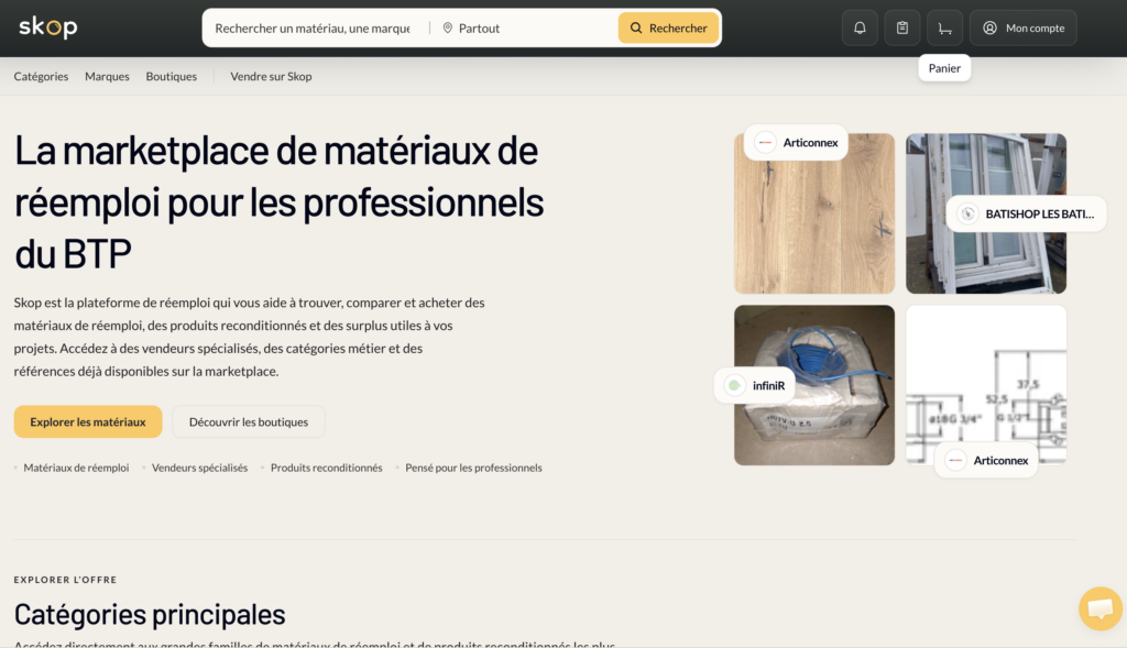 Nouvelle marketplace skop